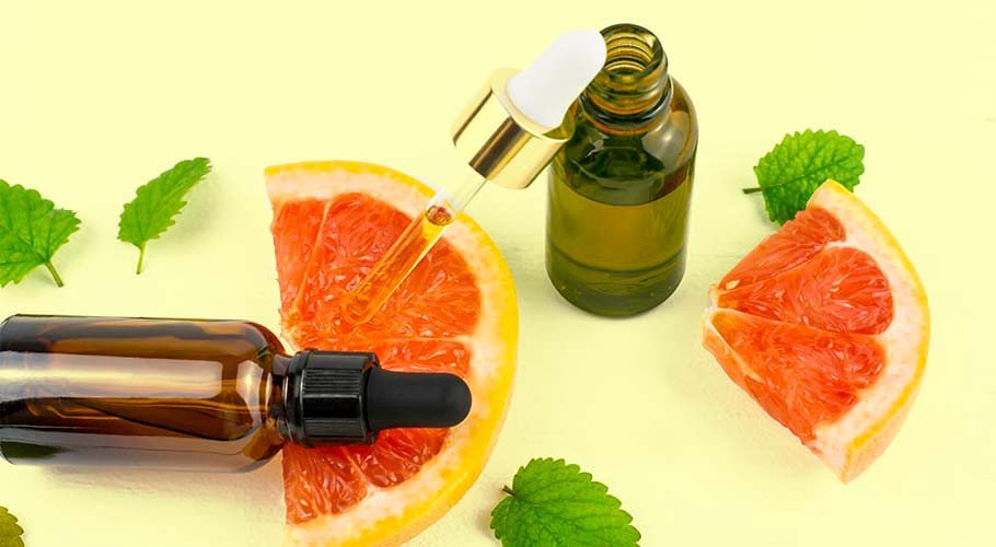 Fragrancias citricas para oleos de massagem