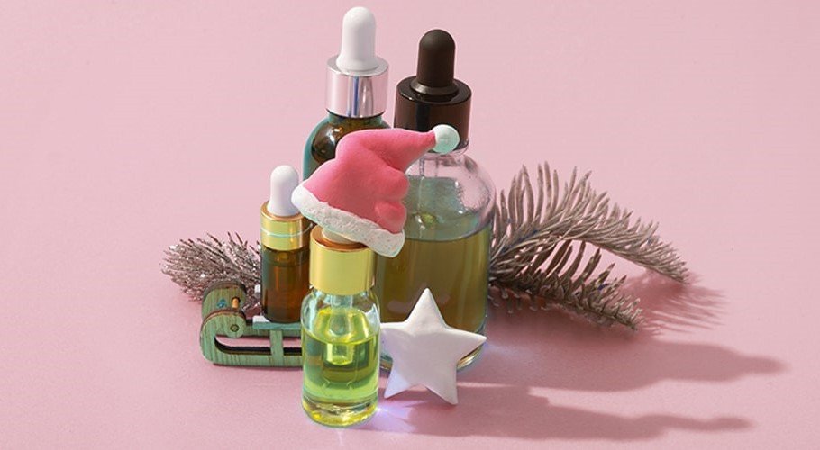 Fragrancias tipicas de Natal para oleos de massagem