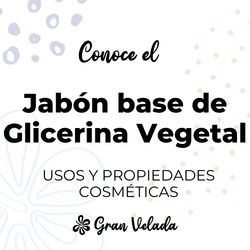 Jabon base de glicerina vegetal 1,8 kg