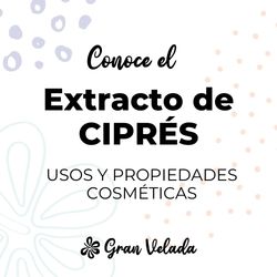 Extracto de cipres