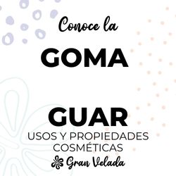 Goma guar grado cosmetico