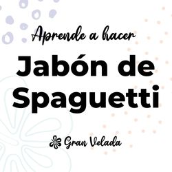 Molde inclusion spaguettis de jabon