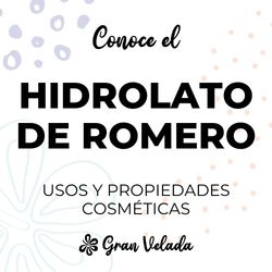 Hidrolato de romero alcanfor