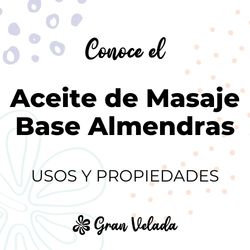 Aceite masaje base almendras