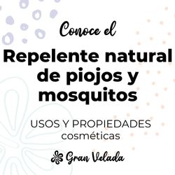 Repelente natural piojos y mosquitos