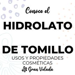 Hidrolato de tomillo