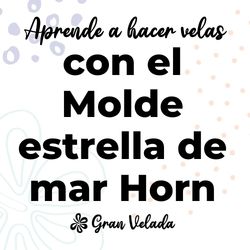Molde estrella de mar horn 20 cm