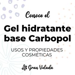 Gel hidratante base carbopol