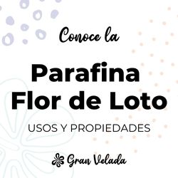 Parafina velas flor de loto gv-565