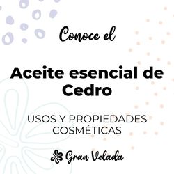 Aceite esencial de cedro