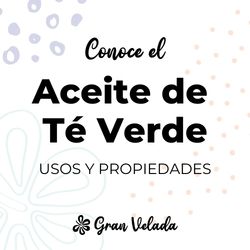 Aceite de te verde