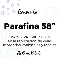 Parafina para velas 58