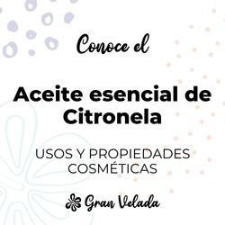 Aceite esencial citronela