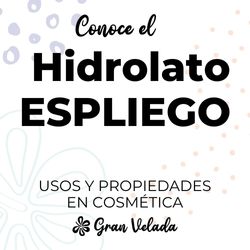Hidrolato de espliego