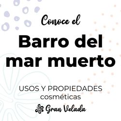 Barro del mar muerto por mayor
