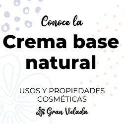 Crema base natural
