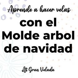 Molde abeto de Navidad grande