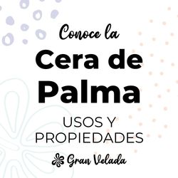 Cera de palma para velas